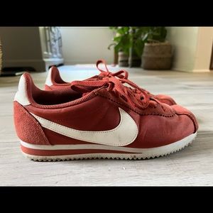 Retro burnt orange Nike sneakers